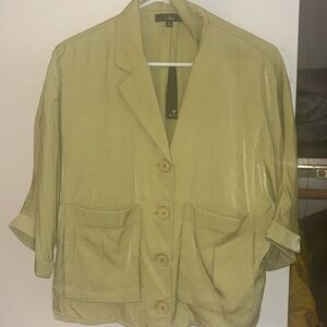 Lulus NWT lime green shirt Size Small